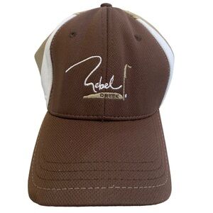 Pukka Rebel Creek Golf Hat | Brown & White Mesh Cap
